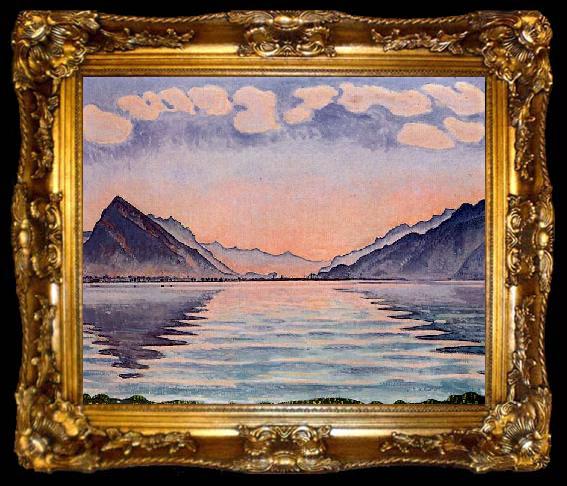 framed  Ferdinand Hodler Lake Thun, ta009-2